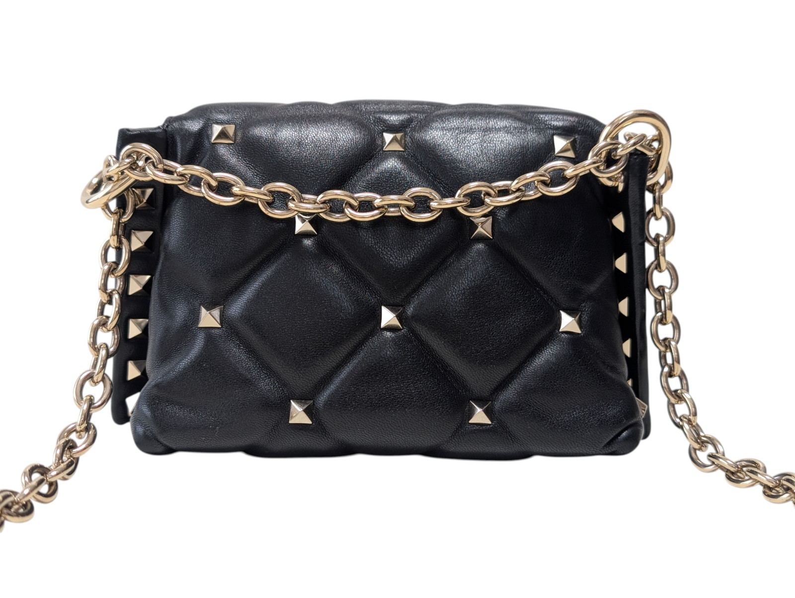 Valentino Garavani Shoulder Bag Candy studs Purse  Leather  Black thumbnail 3