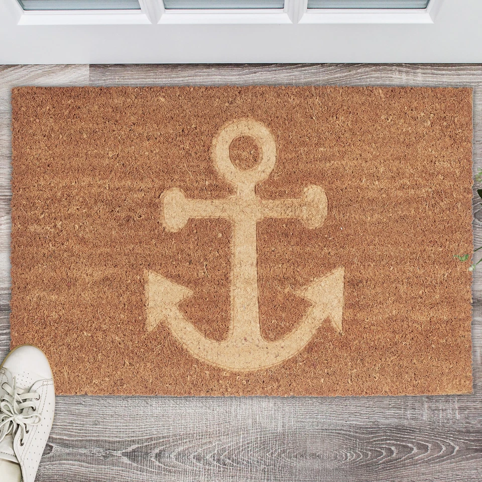 Fußmatte anker Eingangsmatte Kokosfußmatte Rutschfeste Türmatte 1,5 kg - Bild 3 von 4