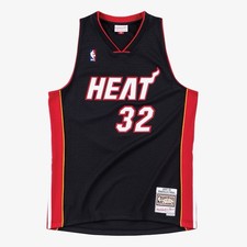 100% Authentic Shaquille O'Neal Mitchell Ness 05 06 Miami Heat Jersey Size L 44