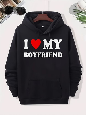 #ad #ad I My Partner#x27;S Soft Fabric Hooded Sweatshirt Featuring a Fun Graphic Design. It#x27; $23.99