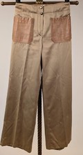 VINTAGE 1970 S LEATHER PATCH POCKET PANTS BY MCDOUGLAS PARIS