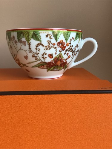 Hermes Porzellan Frühstückstasse & Untertasse Set Le Jardin de Pythagore - Bild 7 von 7