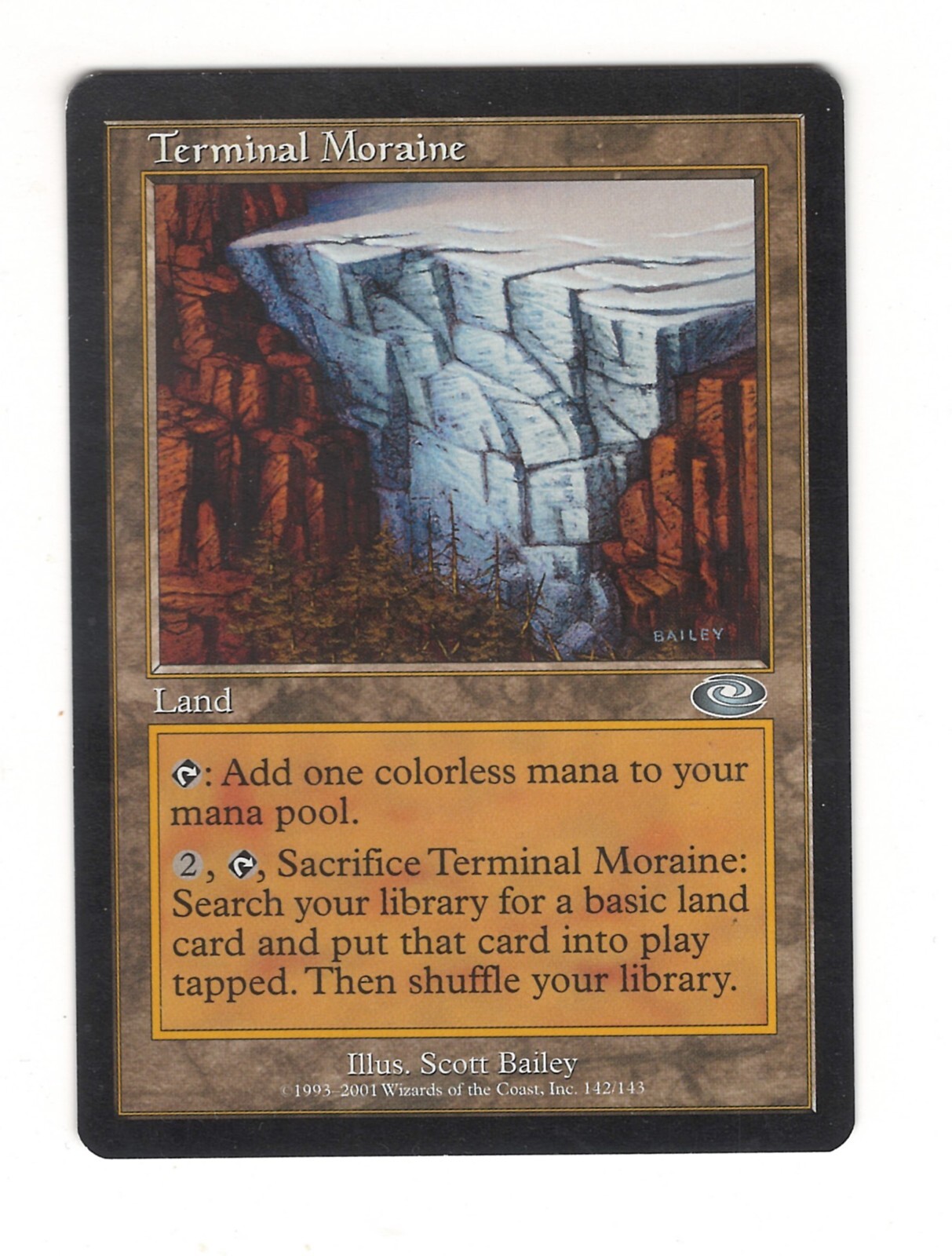 MtG - Terminal Moraine -  Planeshift - x1 card - Near Mint
