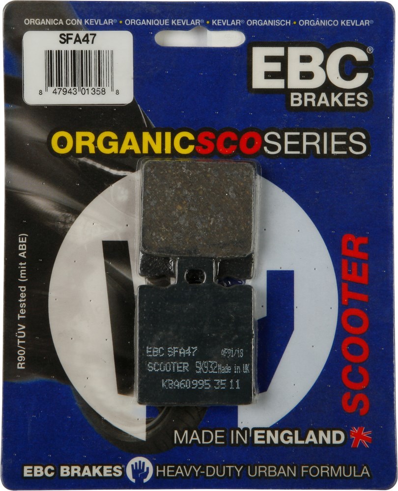 EBC SFA47 SFA Oragnic Scooter Brake Pads (Made In The UK) | eBay