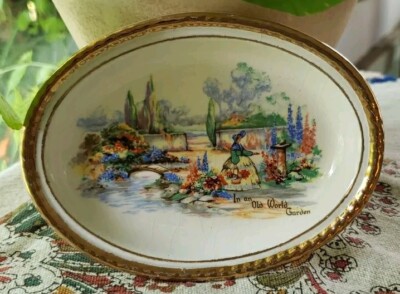 English Ware Lancaster Sandland Hanley England 4.5  Dish Porcelain