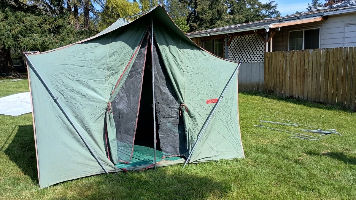 Coleman Olympic Canvas Tent 10×8 | Shop at Mercari from