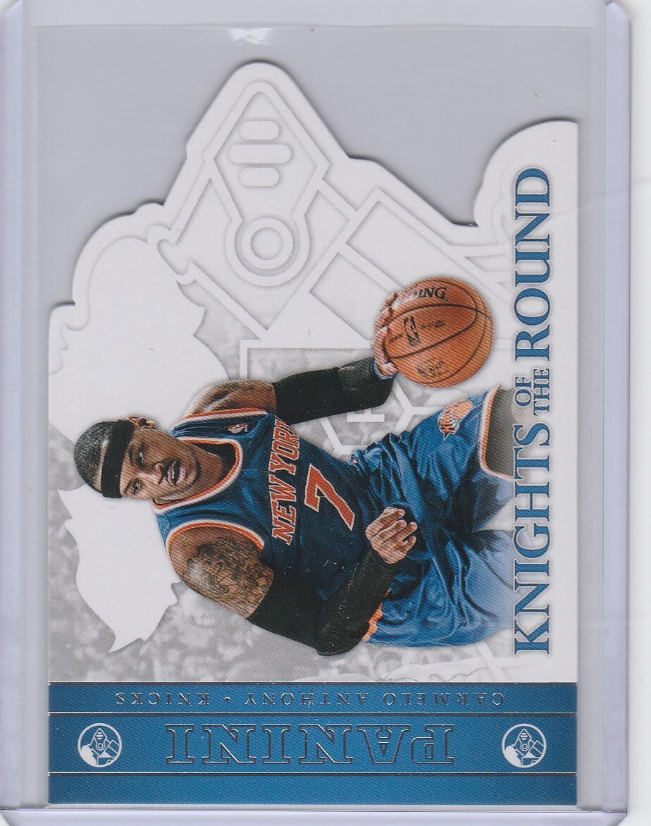 CARMELO ANTHONY 2012-13 PANINI KNIGHTS OF THE ROUND #4 DIE CUT SSP CASE HIT