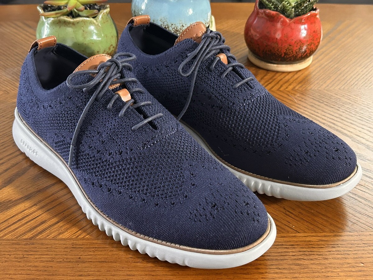 COLE HAAN ダークブルー スニーカー Cole Haan ZERØGRAND Oxford Blue Stitchlite C27569 Street Sneakes