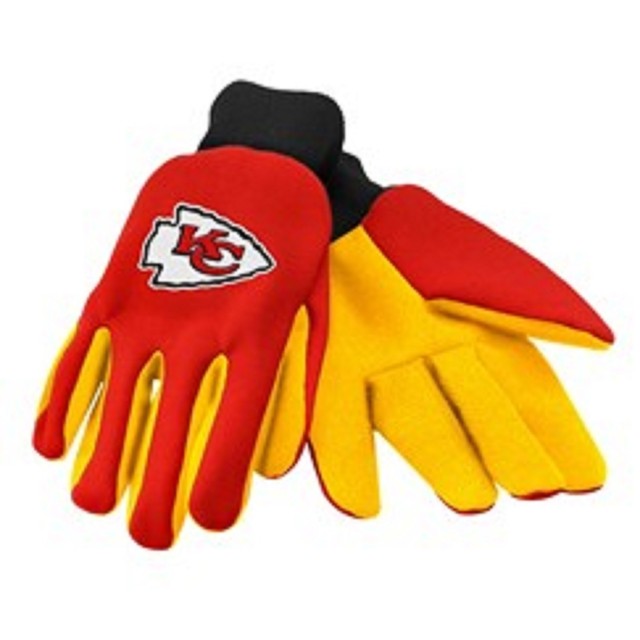 Kansas City Chiefs Red Yellow Team Logo Licensed NFL Sport Utility GlovesNew! eBay
