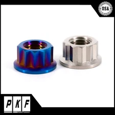 Titanium 12-Point Nuts 10 Pack -Select Size