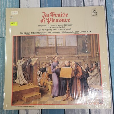 In Praise of Pleasure: Songs and Quodlibets By Valentin Rathgeber VINYL LP ALBUM