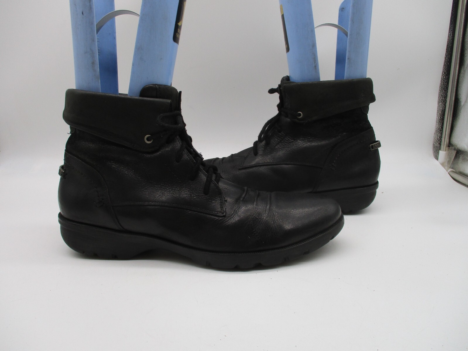 Stivaletti donna MERRELL Vera neri stringati in pelle taglia 11