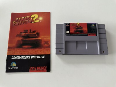 Super Nintendo SNES Spiel Super Battletank 2 Top Zustand NTSC US    #F56