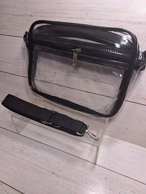 Clear Bag For Stadium Event, Concert Clear Shoulder Bag 9''L×7''w