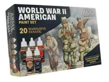 Army Painter WP8082 World War II American Paint Set (Warpaints Fanatic) WW2 New