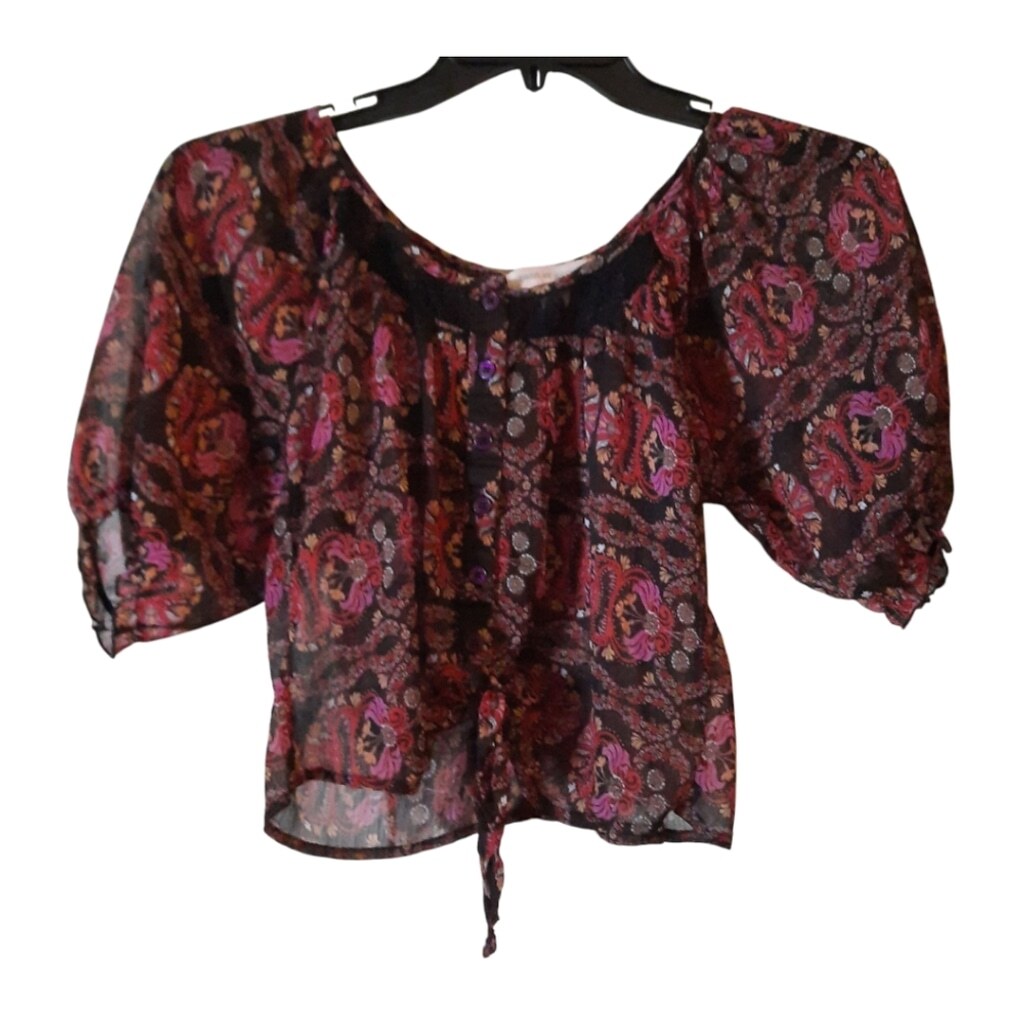 Band of Gypsies Cropped Top Size Small