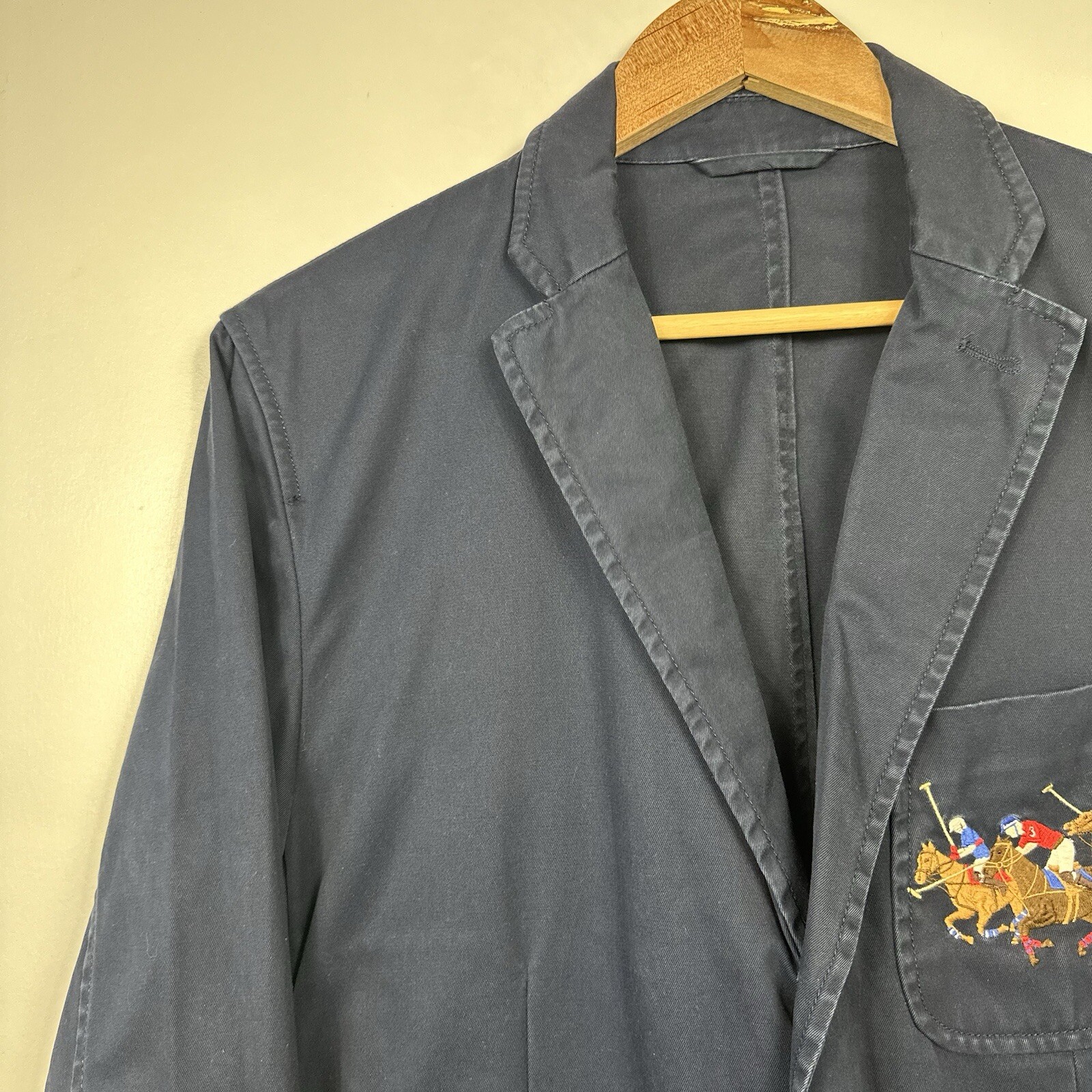 Polo Ralph Lauren Chore Giacca Blazer Big Pony Rara Blu Navy Uomo Medium