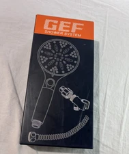 GEF Shower System 4-Mode Attune Hand Held Shower Head Stainless Steel