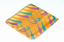 Lord R Colton Masterworks Pocket Square - Lawrence Gold Silk - 75 New
