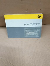 Opel Kadett E Betriebsanleitung Bordbuch Anle...