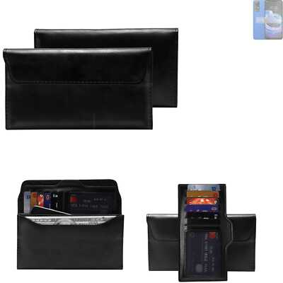Handyhülle für HTC Wildfire E3 Lite Schutz Hülle + Handy Tasche schwarz
