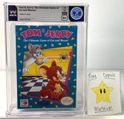 Tom & and Jerry Nintendo NES Brand New 1991 Factory Sealed WATA