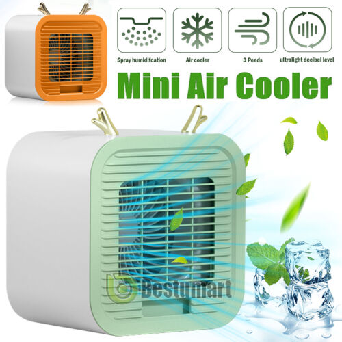 Home Portable Air Conditioner Personal Space Cooling Air Cooler Mini Fan 3 Speed - Picture 3 of 35