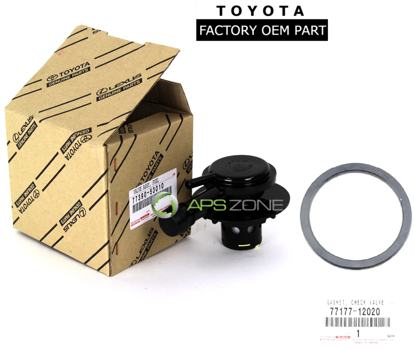 GENUINE TOYOTA SIENNA LEXUS IS300 FUEL TANK OVER FILL CHECK VALVE AND