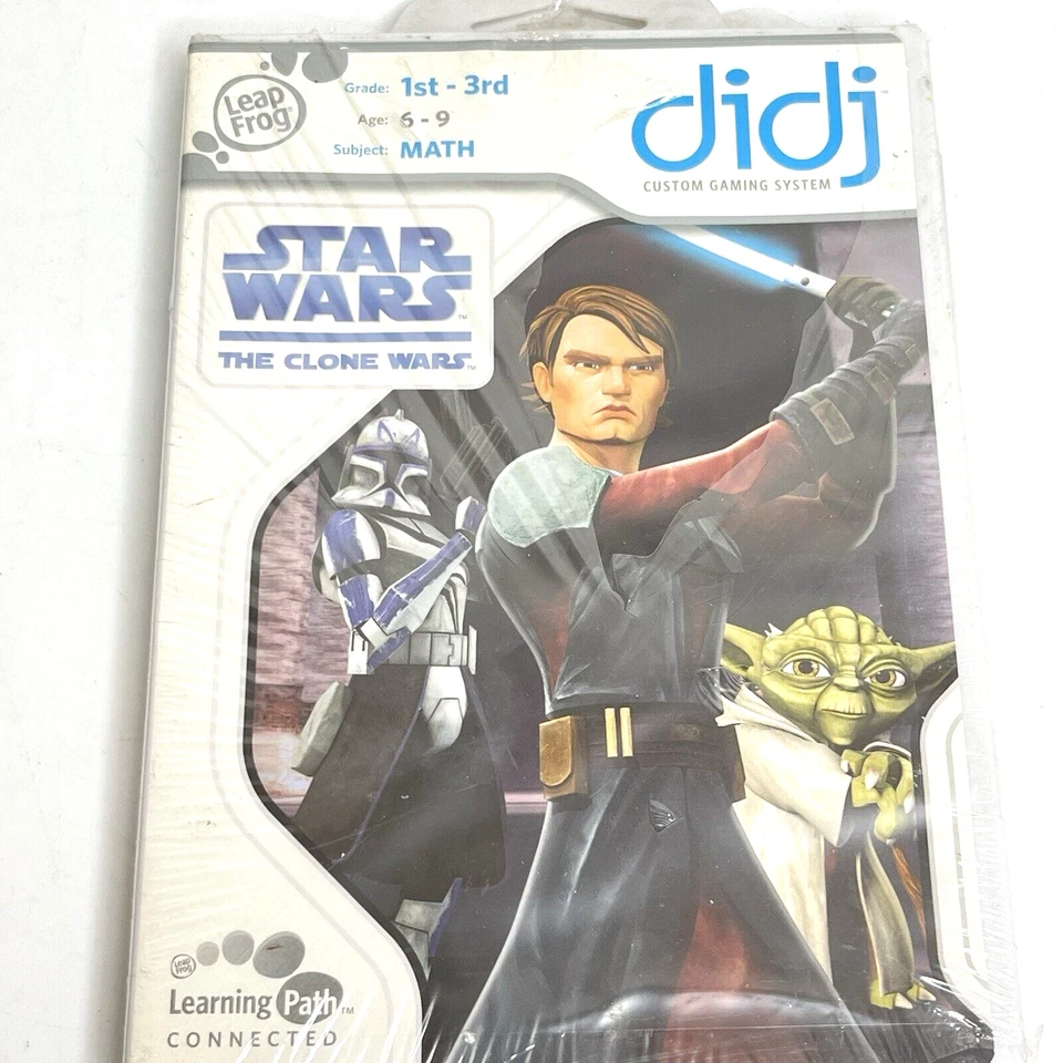 LeapFrog Didj Star Wars: The Clone Wars - Ages 6 to 9 - Game New Sealed ML306 - Image 2 of 4