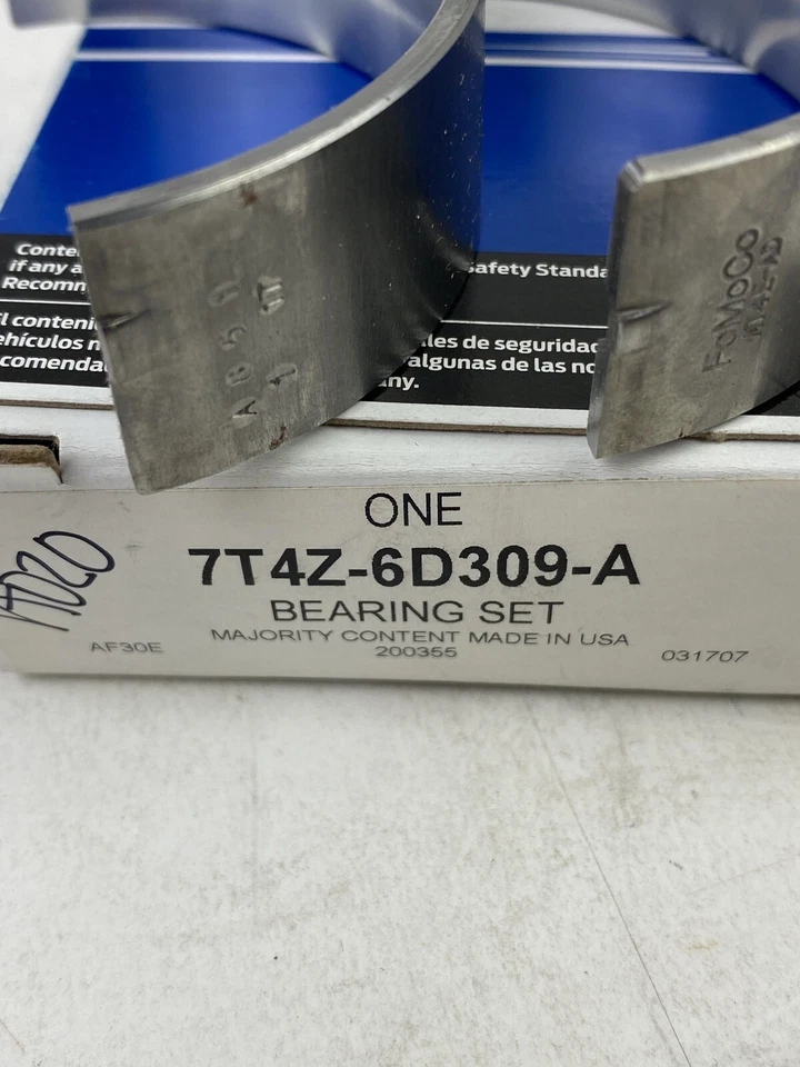 Cojinete principal del cigüeñal original Ford OEM 7T4Z-6D309-A Foto 2 de 4