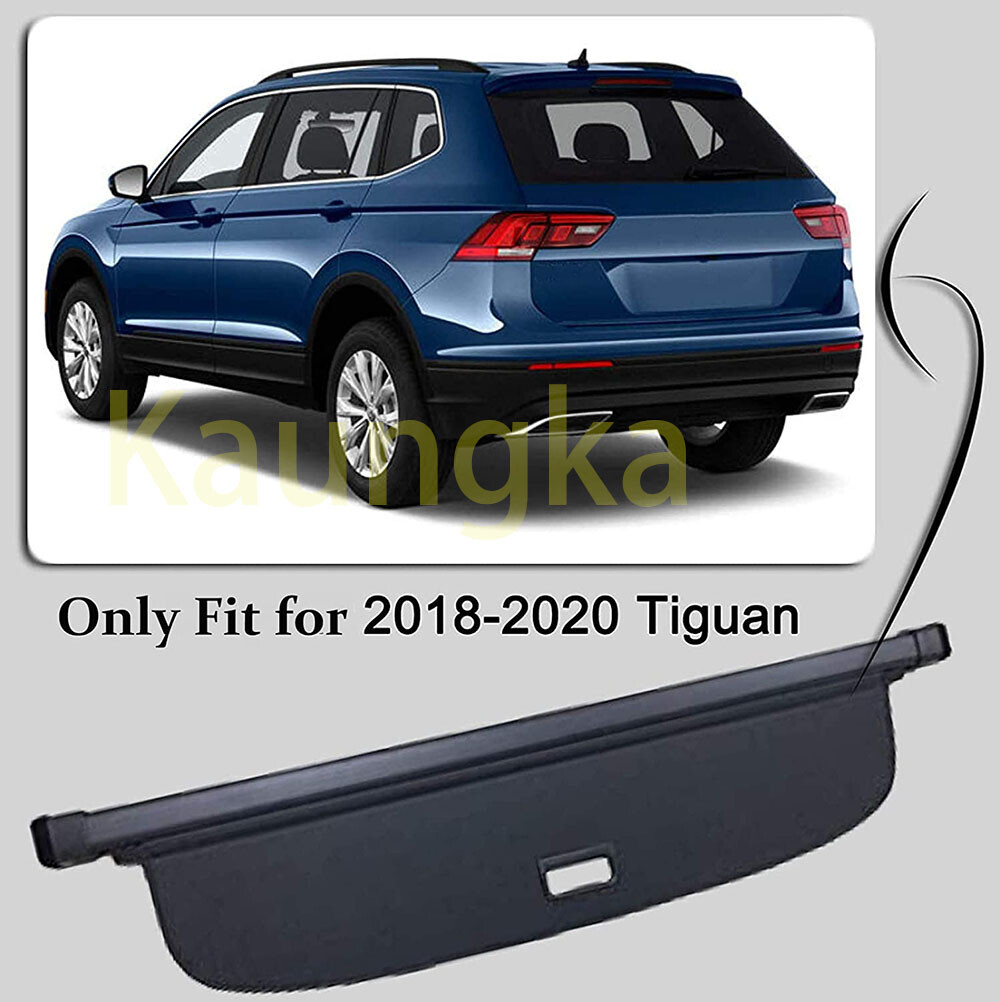 For 2022 VW Volkswagen Tiguan Cargo Cover Retractable Rear Trunk Shade Shield eBay