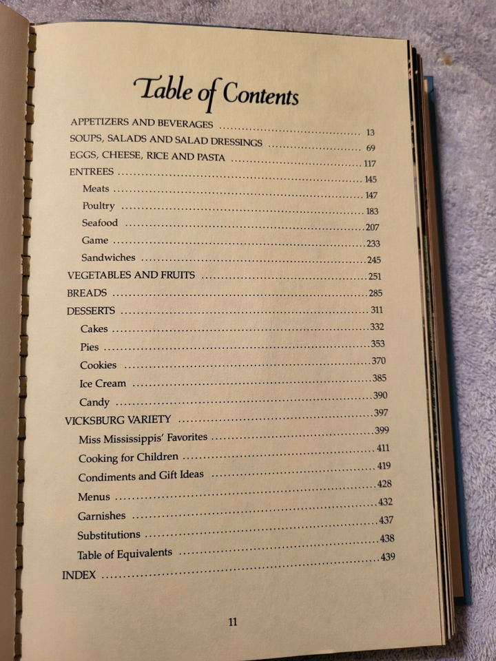 Vintage Vicksburg (MS) Cookbook (3rd printing 1988) Junior Auxiliary eBay