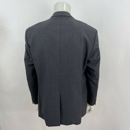 Alexandre London Plaid Gray Wool Sportscoat Jacket Blazer Mens Size 46R - Picture 7 of 10