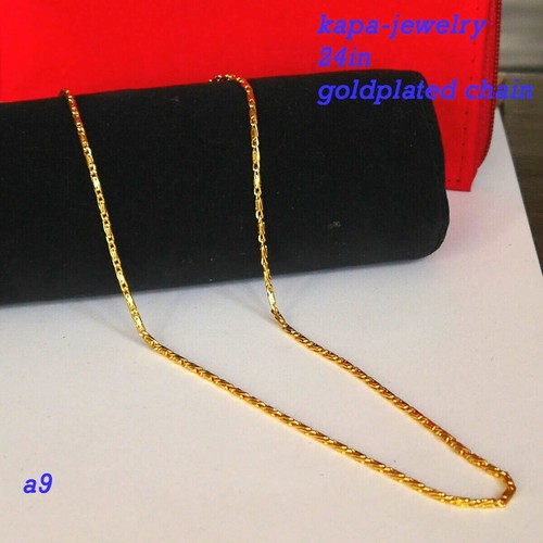 22k Gold Plated 2mm fine Figaro Chain 