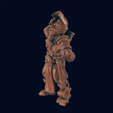 Human Inventor - Bolts and Brimstone - Minis - EC3D - Cyber Punk - SciFi RPG