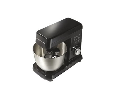 Hamilton Beach Tilt-Head Stand Mixer - Black, 6-Speed Mixer - Model 63325