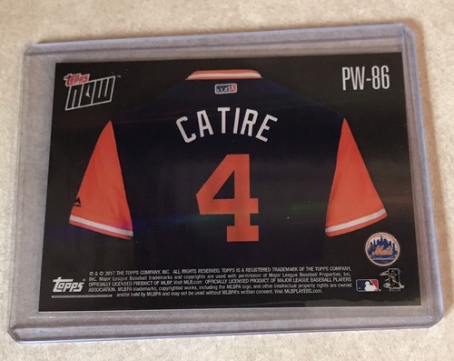 Topps Now 2017 #Pw-86 Wilmer Flores lleva ""catira"" para jugadores de MLB FIN DE SEMANA - Imagen 2 de 2