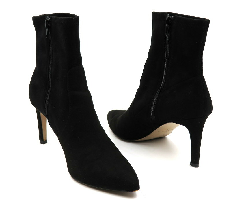 schutz krysta suede sock booties