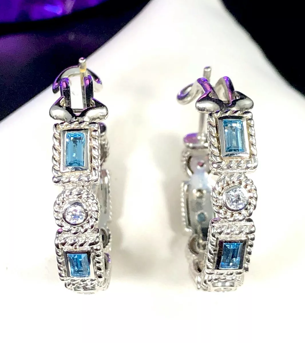 Judith ripka diamonique stud earrings deals