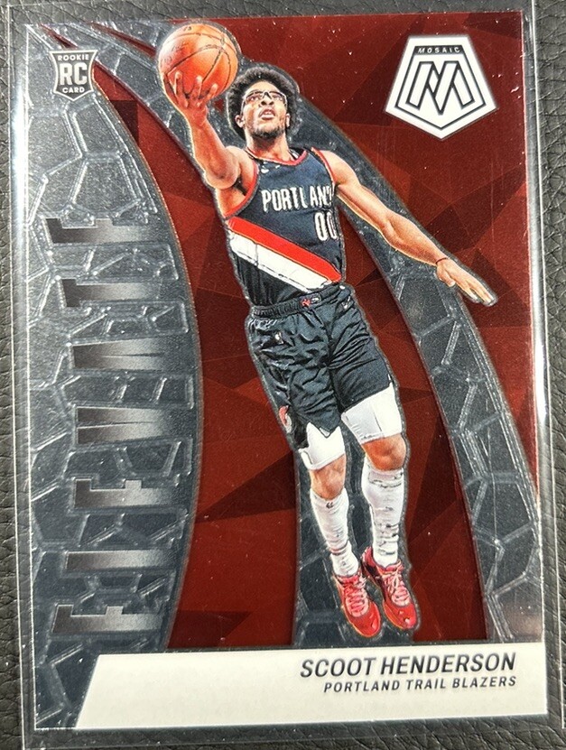 2023-24 Panini Mosaic SCOOT HENDERSON Elevate Rookie #9