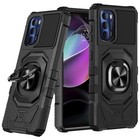 Do Moto G 5G 2022 Robotic Hybrid z magnetycznym pierścieniem Stojak Case Cover