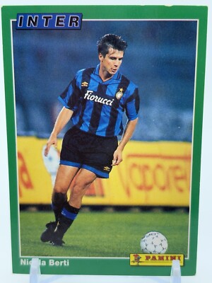 Intel Nicola Berti MF Soccer Player Cards Japanese TCG Italy Limited