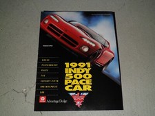 1991 Dodge Viper Official Pace Car Stealth Rt Twin Turbo Stealth Article Ad