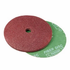 SATC 7" x 7/8" Fiber Resin Sanding Disc Calcined Aluminum Oxide 16 Grit 100 Pack