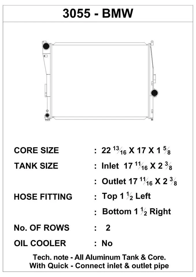 Csf For 99-06 BMW 323i / 99-05 BMW 325i / 99-06 BMW 328i / 99-05 BMW 330i / - Image 2 of 4