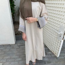 Dubai Women Abaya Long Maxi Dress Kaftan Islamic Muslim Arab Turkey Caftan Party