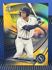 2022 Bowman Platinum ZACH DELOACH Seattle Mariners Gold Parallel 37/50