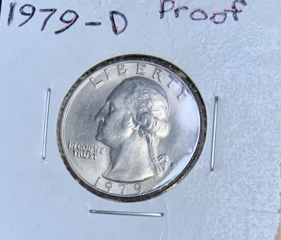 1979 D Proof Washington Quarter Dollar Gem Bu Uncirculated - Image 4 of 4