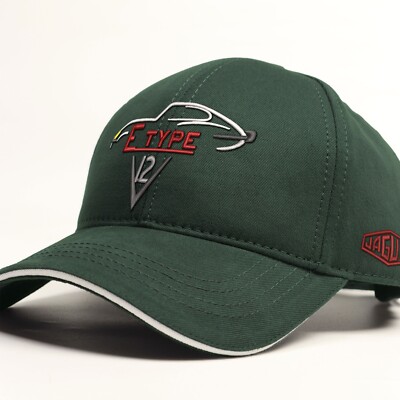 Jaguar E Type V12 Embroidered Hat