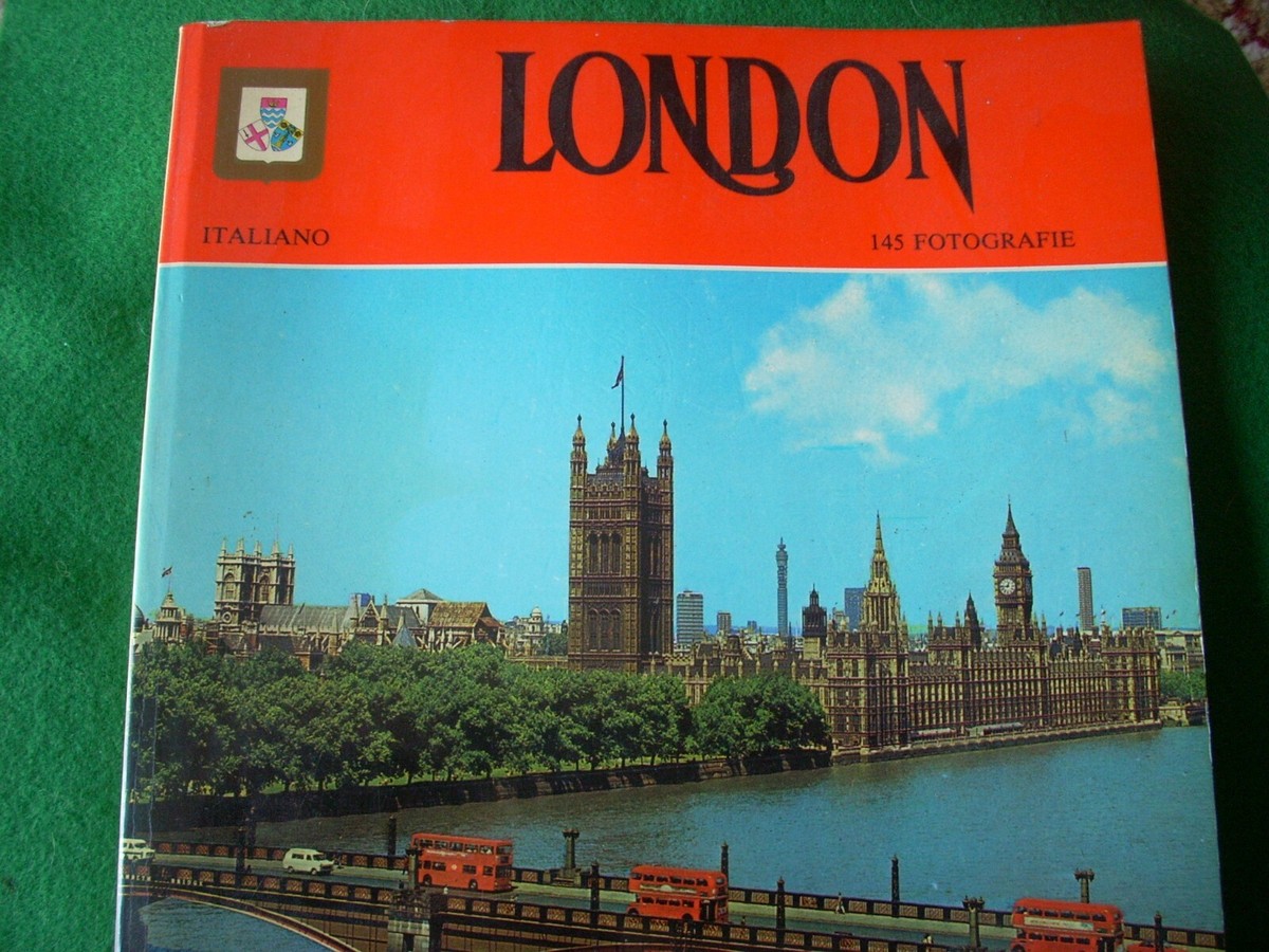 LIBRO SULLA STORIA DI LONDRA ITALIANO INGLESE 145 FOTOGRAFIE